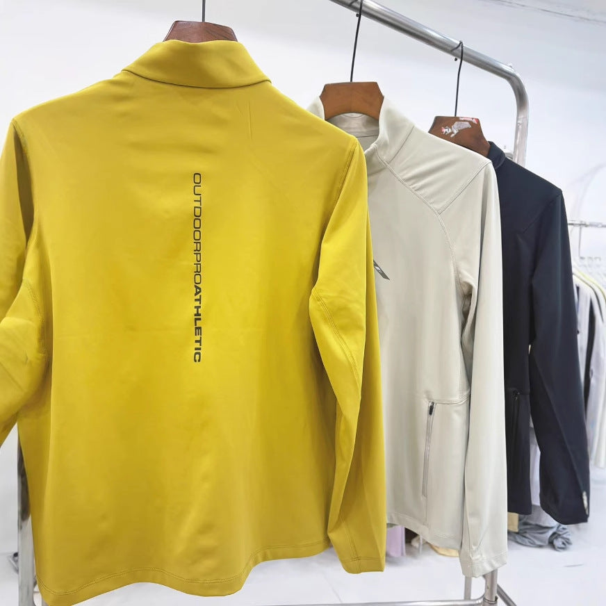 Damen Funktionsjacke Hochkragen Reißverschluss Eveloria