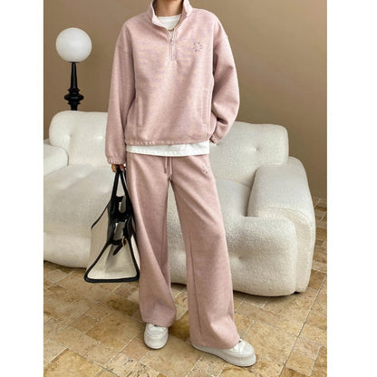 Damen Kapuzenpullover Hoher Kragen Elegante Passform Eveloria