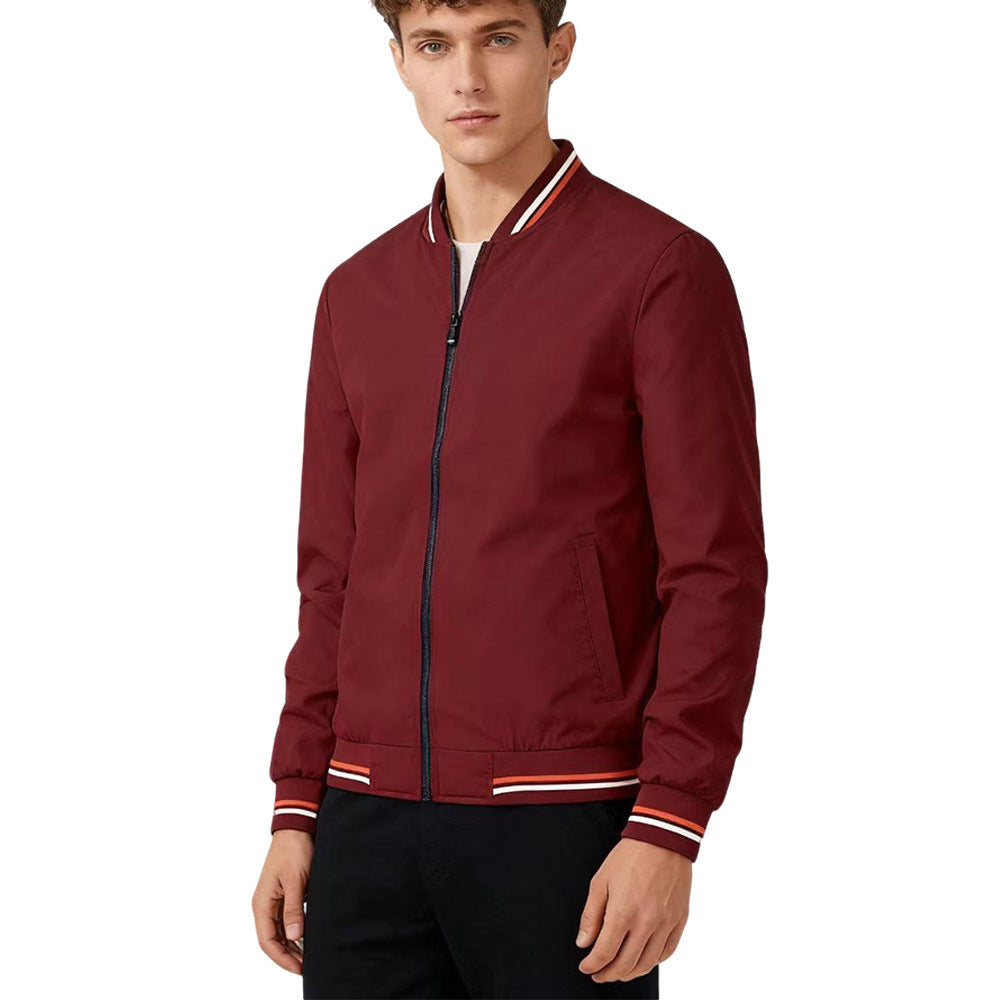 Herren Harringtonjacke Winddicht Wasserdicht