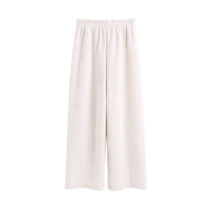 Damen Strick-Loungewear-Set Rollkragen Weich