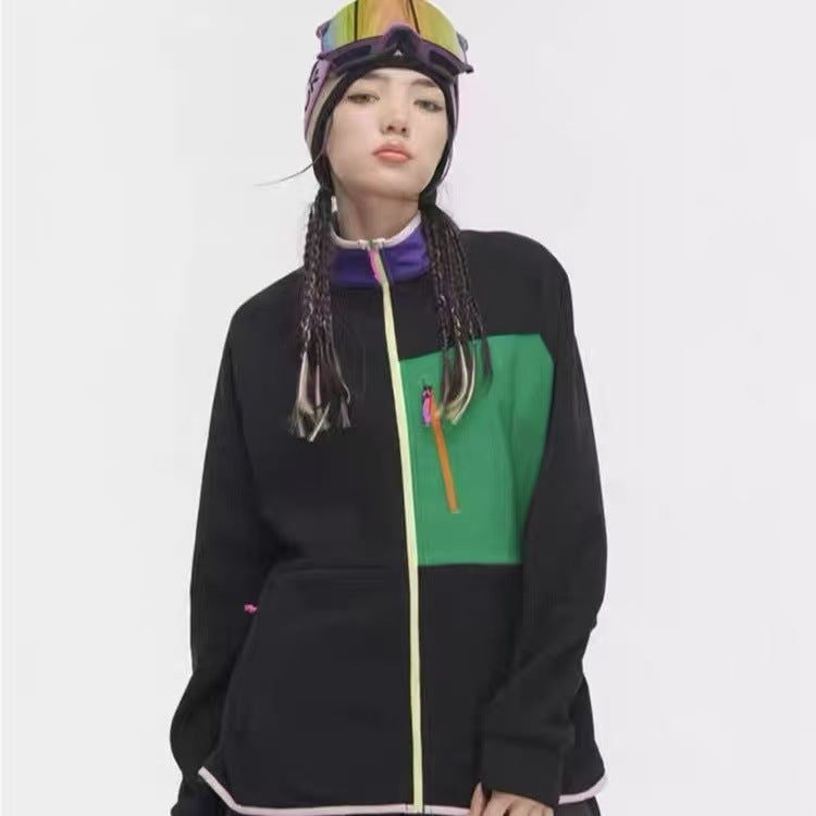 Damen Outdoor-Jacke Wasserdicht Reißverschlusstaschen Eveloria