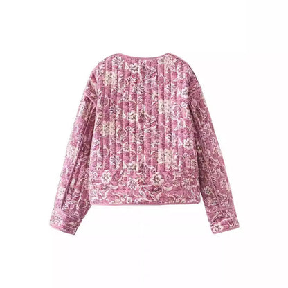Damen Steppjacke Bedruckt Eveloria