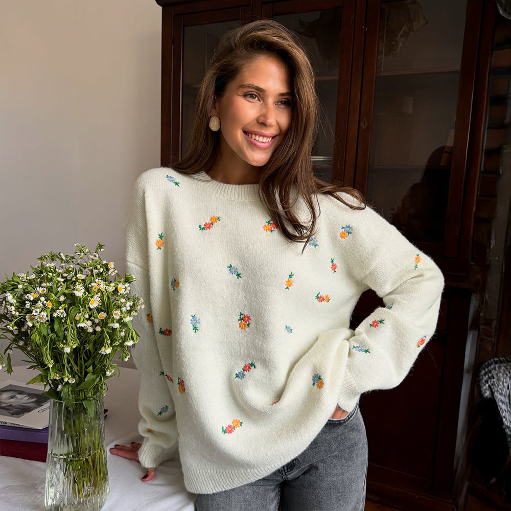 Damen Überwurf Weiches Baumwollmaterial Florales Muster Elastischer - Eveloria