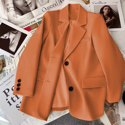 Damen Blazer Eleganter Schnitt Baumwolle Eveloria