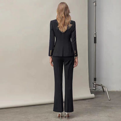 Damen Eleganter Zweiknopf-Anzug Eveloria