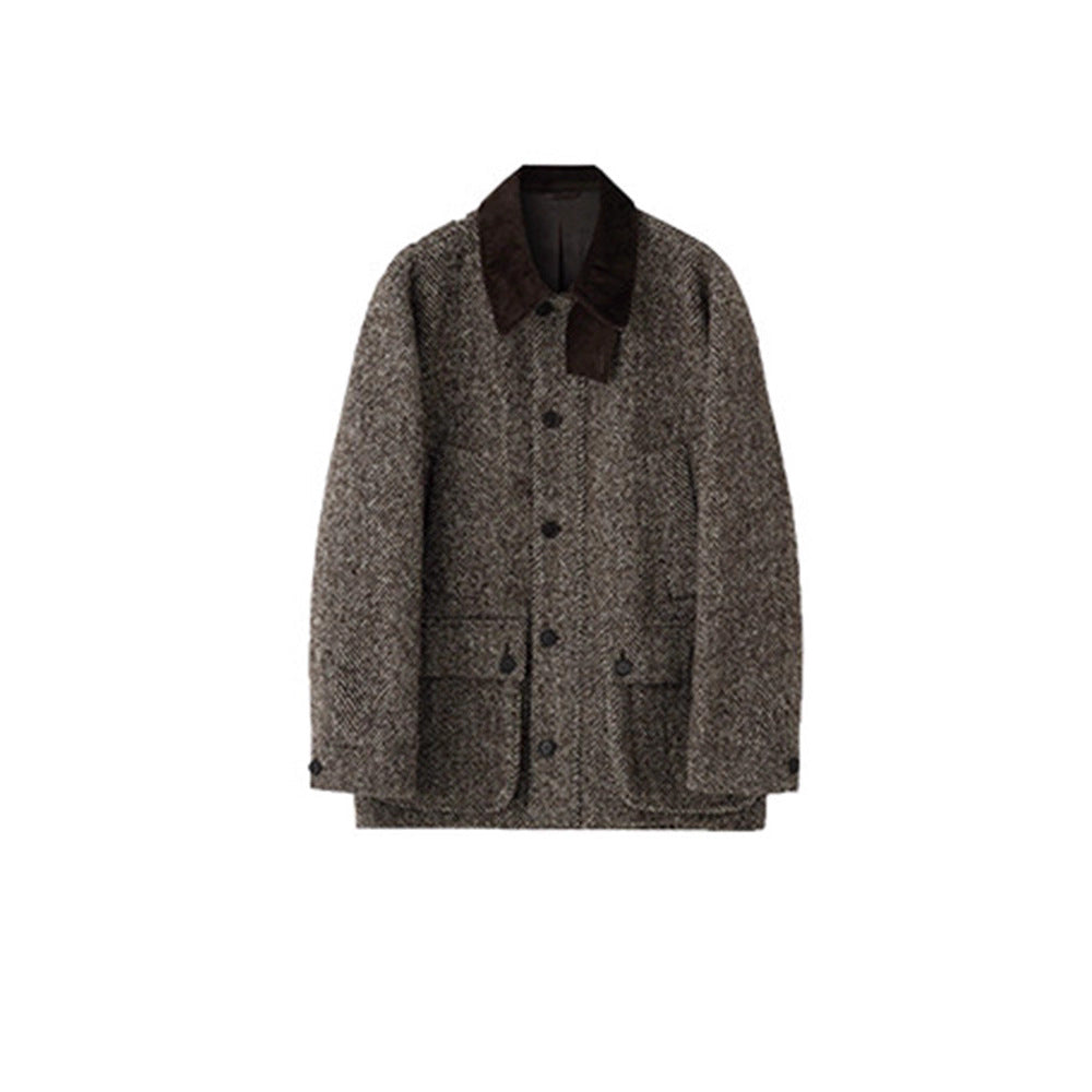 Damen Übergangsjacke Herringbone-Design Eveloria
