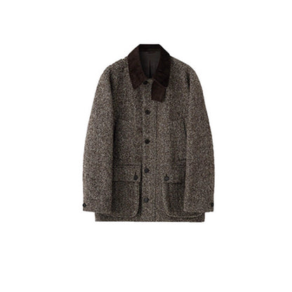 Damen Übergangsjacke Herringbone-Design Eveloria