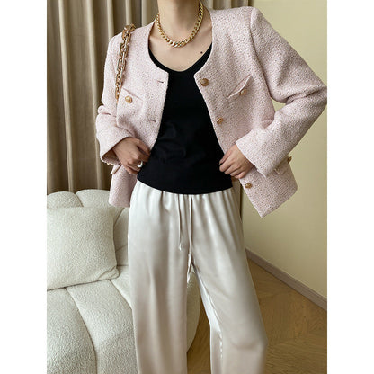 Damen Bouclé-Jacke Strukturiert Eveloria