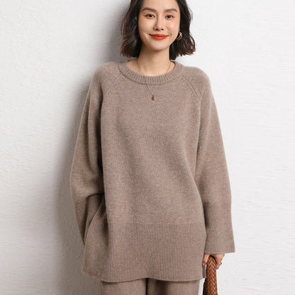 Damen Oversized Pullover Eveloria Großgröße - Eveloria
