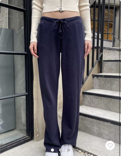 Damen Loungehose Verstellbarer Bund Bequem Eveloria