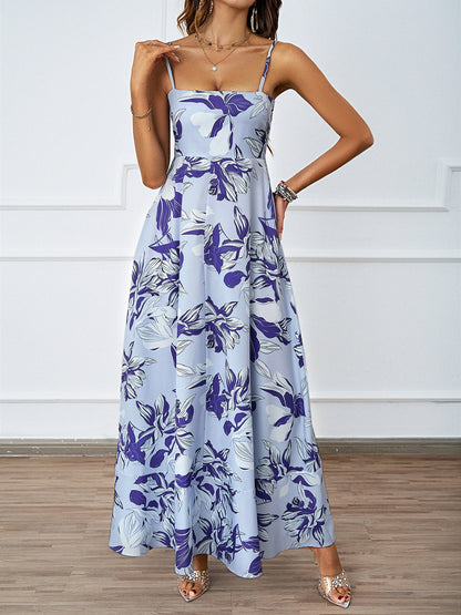 Damen Maxikleid Grafisches Muster Eveloria