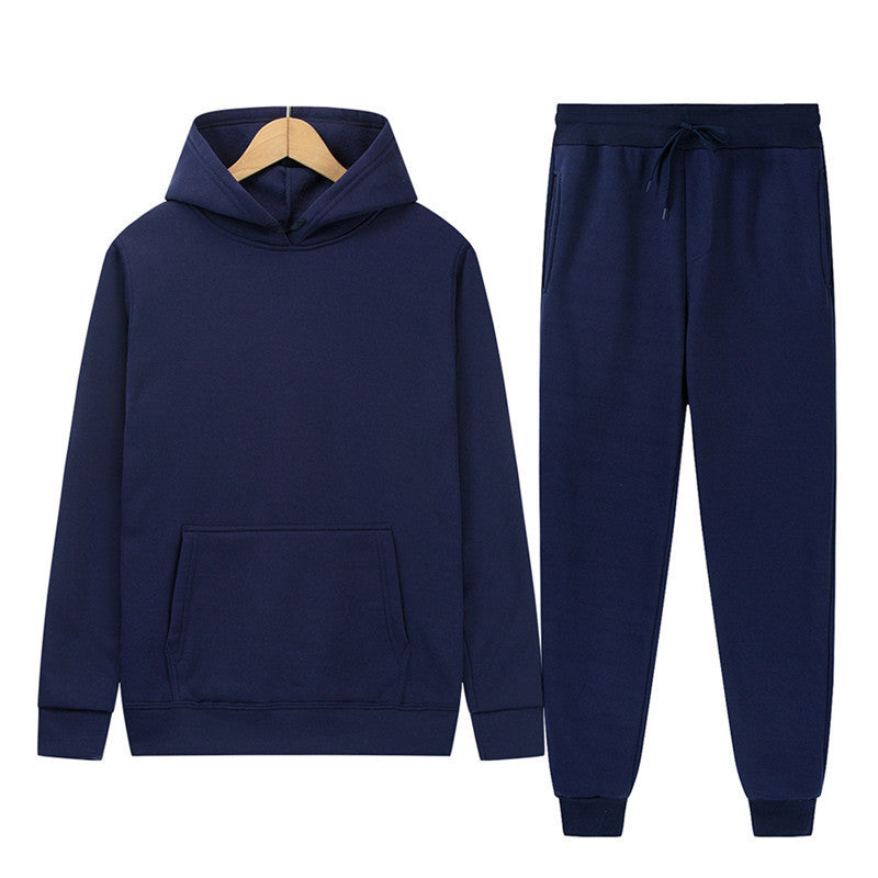 Damen Kapuzenpullover Jogginghose Set Baumwollmix Eveloria