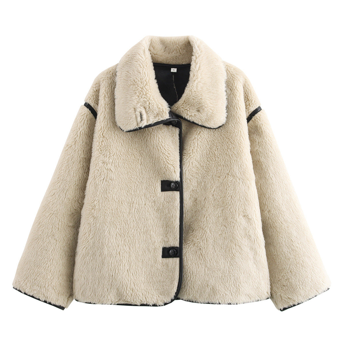 Damen Teddyjacke Kuschelig Velours