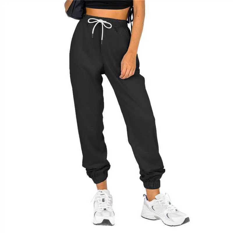 Damen Sweatpants Elastischer Bund Kordelzug Eveloria