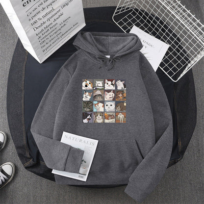 Damen Sweatshirt Tier-Motiv Eveloria
