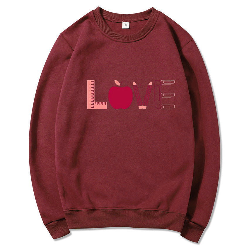 Damen Sweatshirt Love-Motiv Eveloria