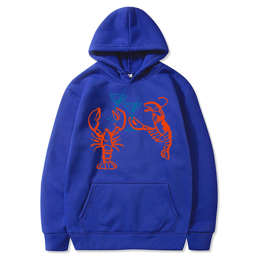 Damen Kapuzenpullover Hummer Motiv Eveloria