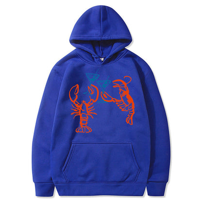 Damen Kapuzenpullover Hummer Motiv Eveloria
