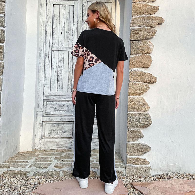 Damen Sportlicher Jumpsuit Kunterbunt Lässig Eveloria