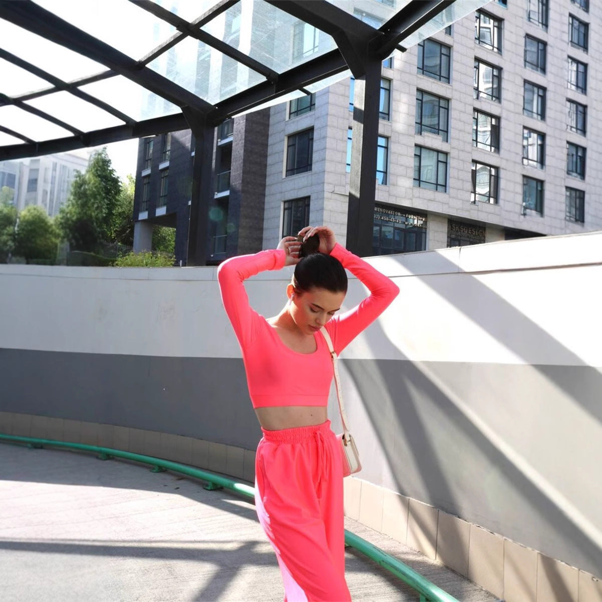 Damen Lounge-Set Weites Oberteil Lässige Hose Eveloria