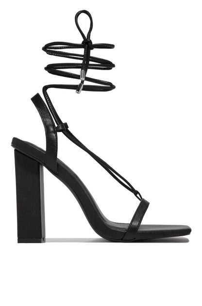 Damen High Heels Riemendesign Komfort Blockabsatz