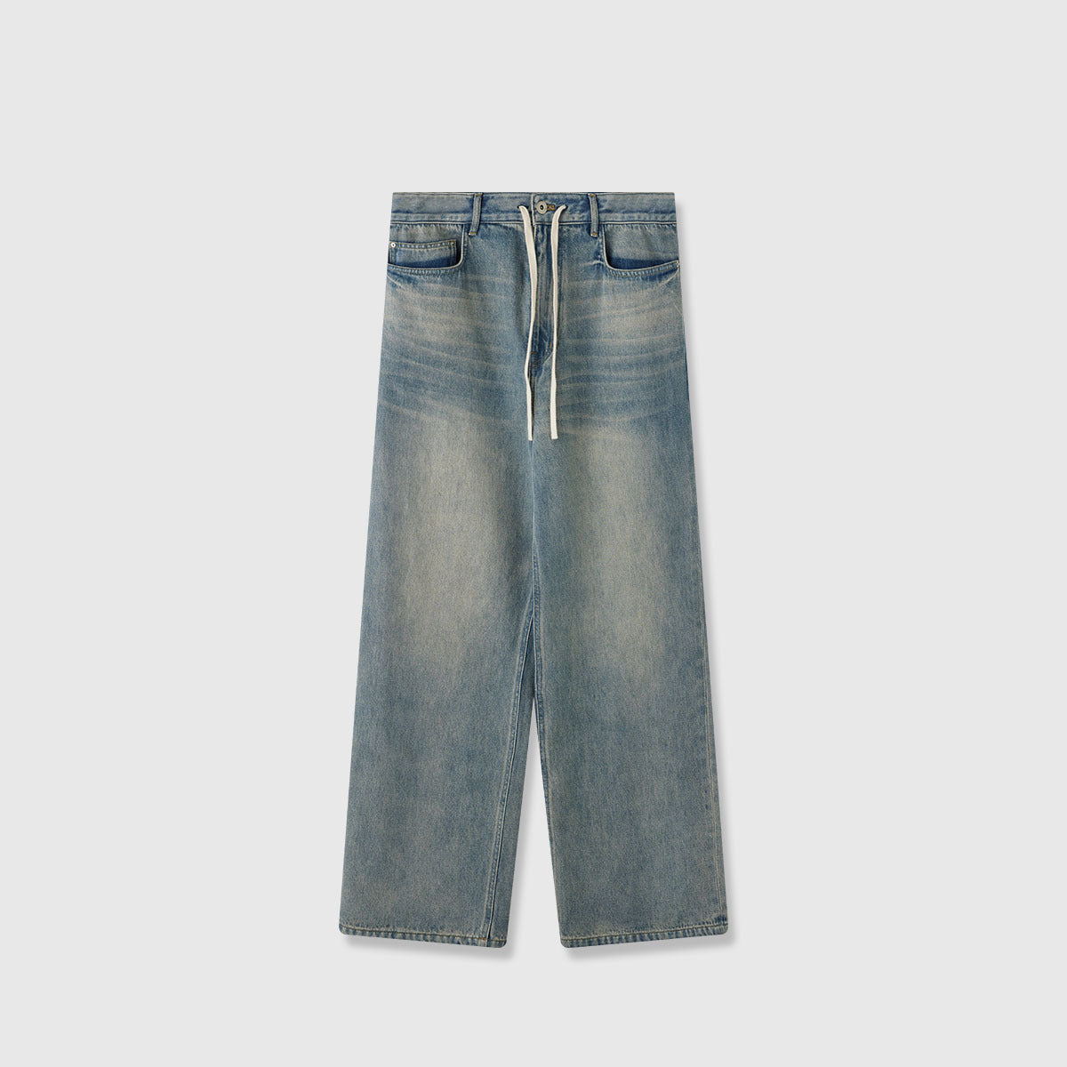 Damen High-Waist Jeans Weite Fit Eveloria