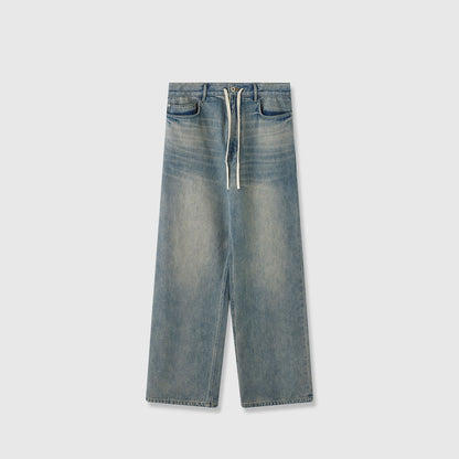 Damen High-Waist Jeans Weite Fit Eveloria