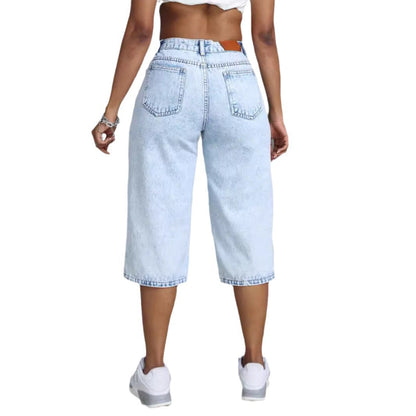 Damen Culotte Jeans Eveloria Komfort