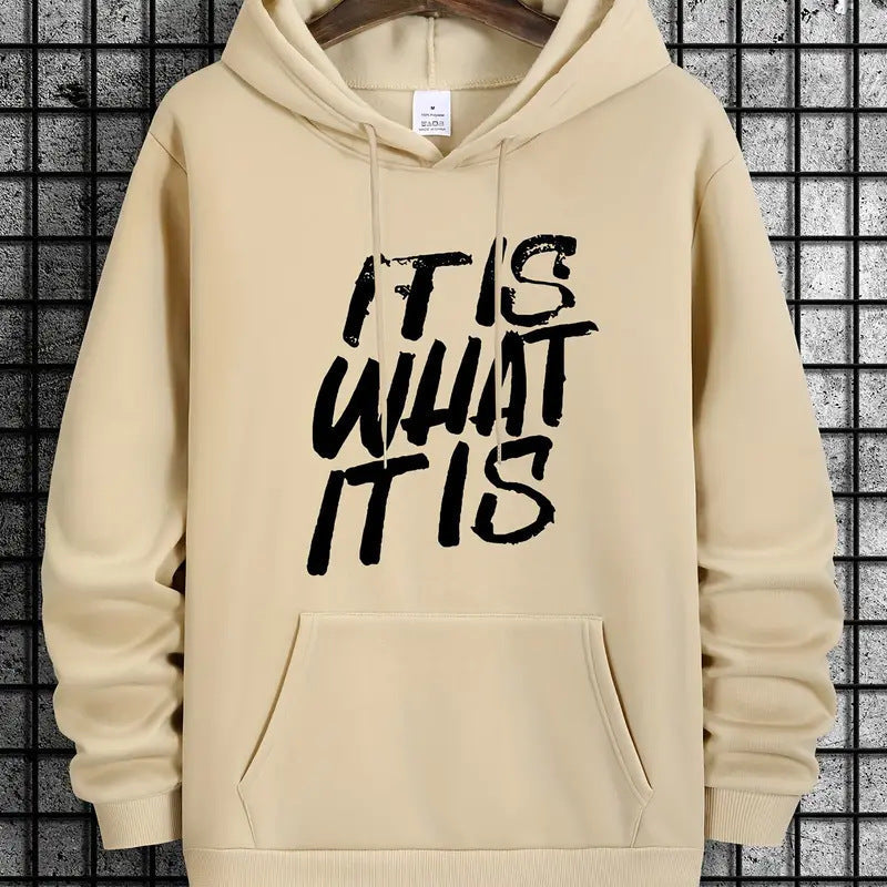 Damen Kapuzenpullover Bequem Moderner Schriftzug Eveloria
