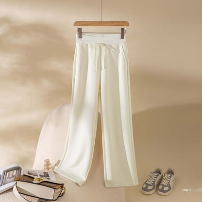 Damen Sporthose Elastischer Bund Verstellbarer Kordelzug