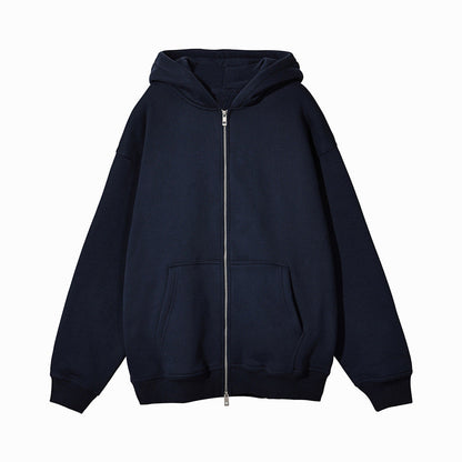 Damen Übergroße Kapuzenjacke Praktische Taschen Eveloria