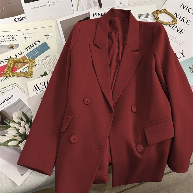 Damen Blazer Zweireihig Elegant Schnitt Eveloria