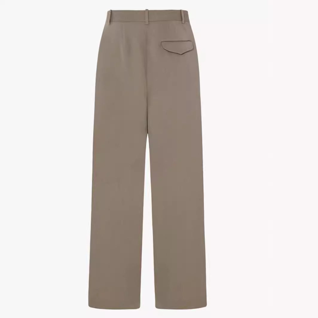 Damen Weite Stoffhose Elegantes Design Eveloria