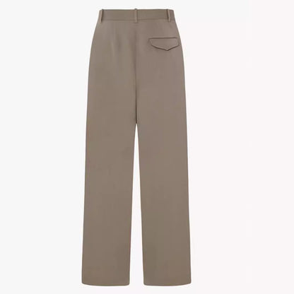 Damen Weite Stoffhose Elegantes Design Eveloria
