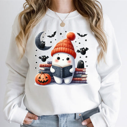Damen Sweatshirt Halloween-Motiv Hochwertiges Material
