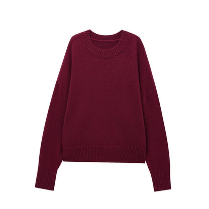 Damen Strickpullover Merinowolle Eveloria