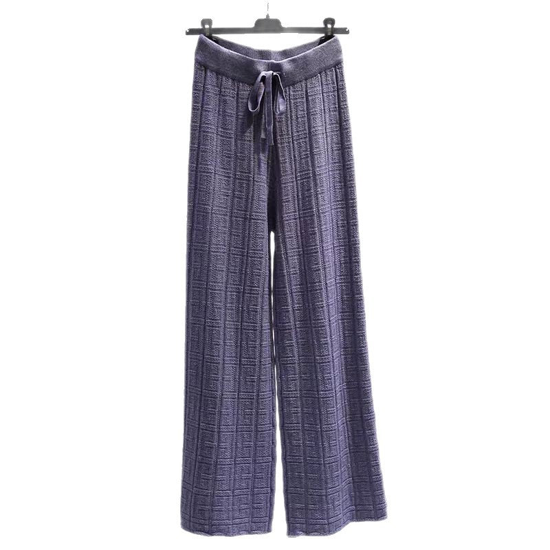 Damen Sommerhose elastisch Streifenmuster