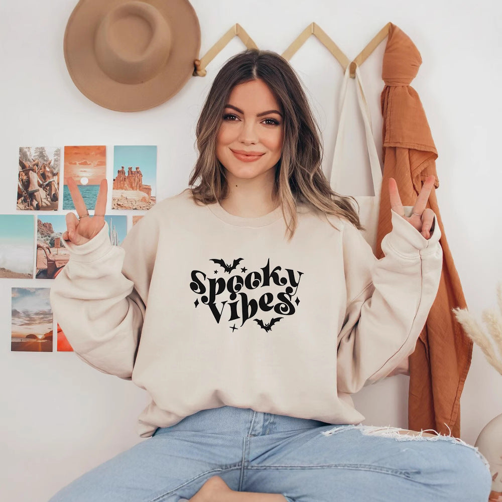 Damen Sweatshirt Halloween-Design Bequem Eveloria