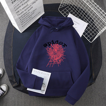 Damen Kapuzensweater Spinnenmotiv Eveloria