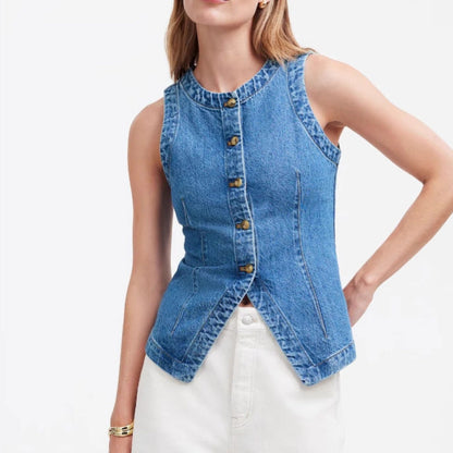 Damen Denimweste Eveloria - Eveloria