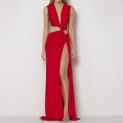 Damen Cut-Out-Kleid Eveloria Glamour