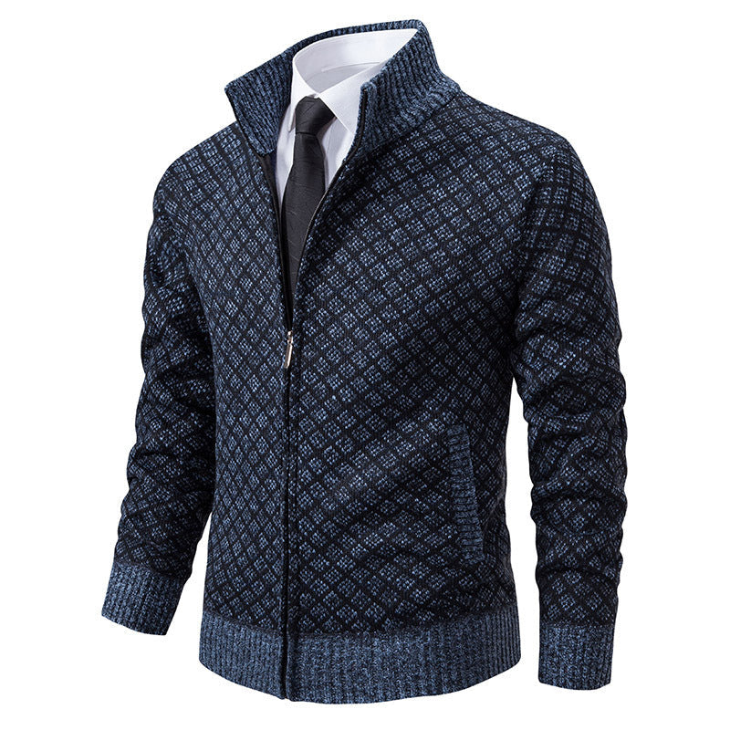 Herren Strickblazer Strukturiertes Muster Eveloria
