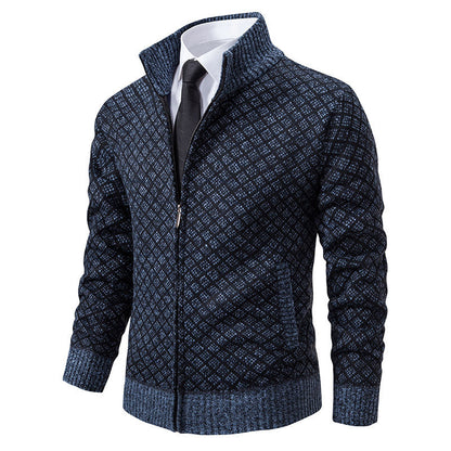 Herren Strickblazer Strukturiertes Muster Eveloria