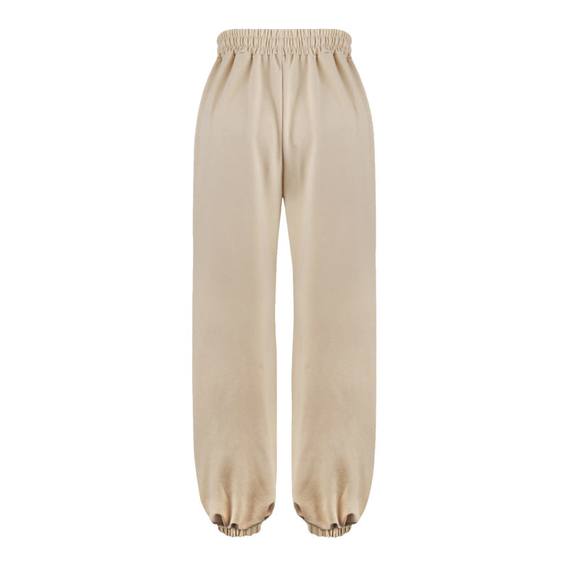 Damen Freizeithose Blümchen-Applikationen Eveloria