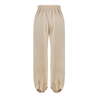 Damen Freizeithose Blümchen-Applikationen Eveloria
