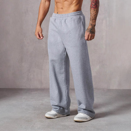 Herren Baggy Jogginghose Elastisch Seitentaschen Eveloria