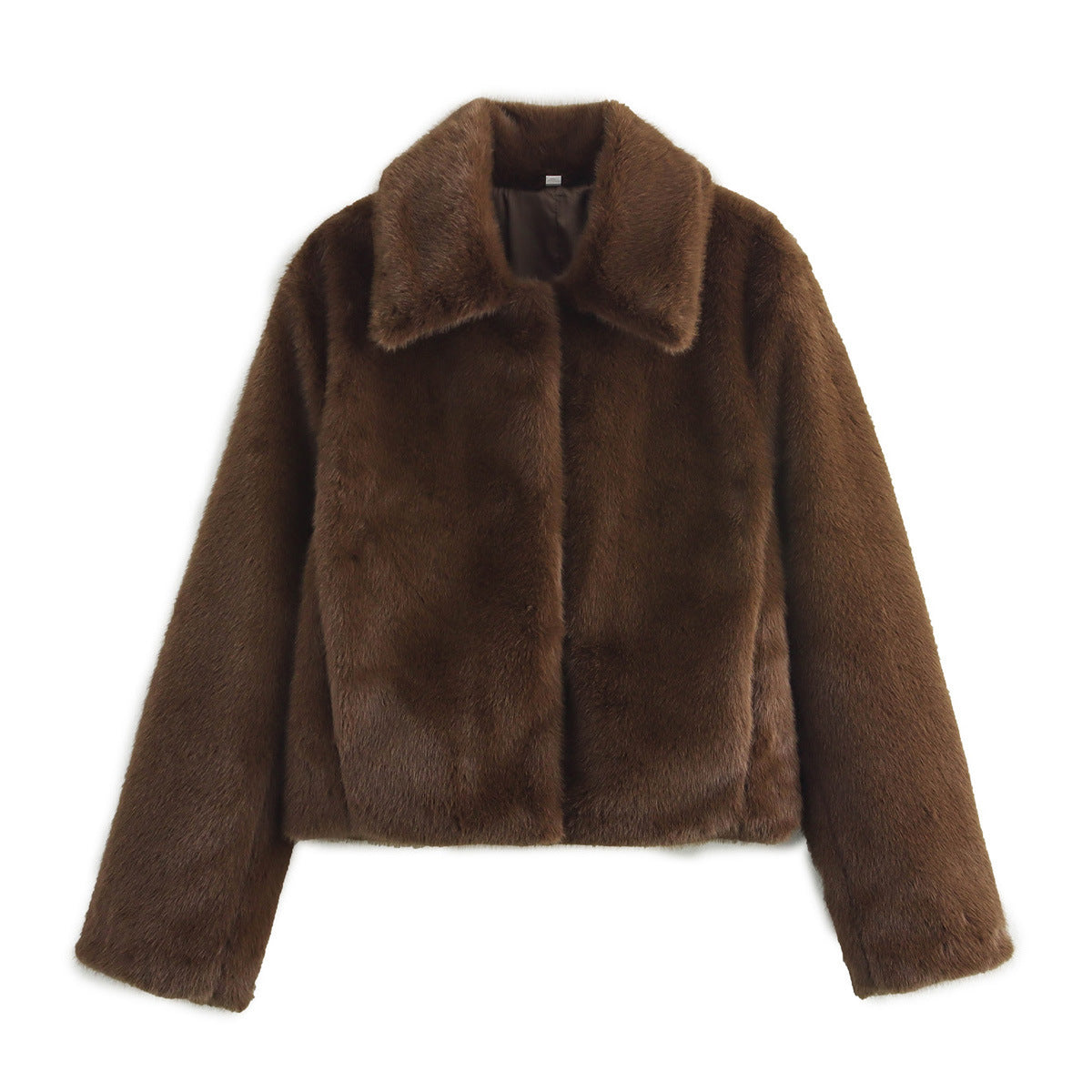 Damen Kunstpelzjacke Kuschelig Eveloria