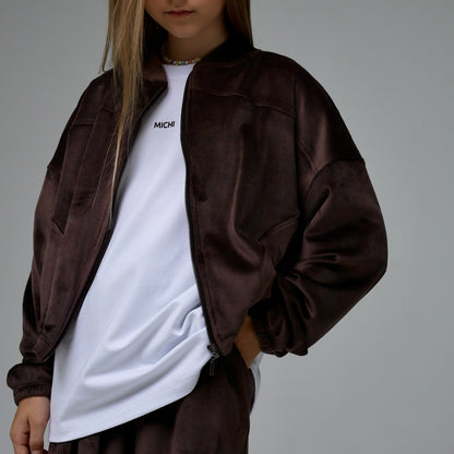 Damen Fleecejacke Sportlich Reißverschluss Lässig Eveloria