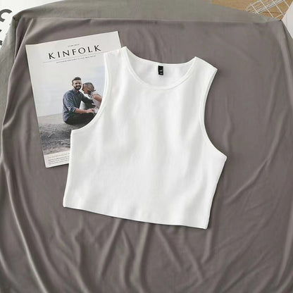 Damen Crop- Atmungsaktives Material Figurbetont