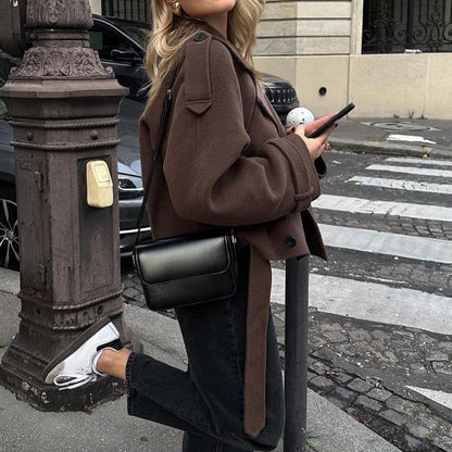 Damen Oversized Wintermantel Eveloria Großgefüttert
